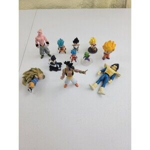Lot Of 11 Smaller Dragon Ball Z Figures On Stands